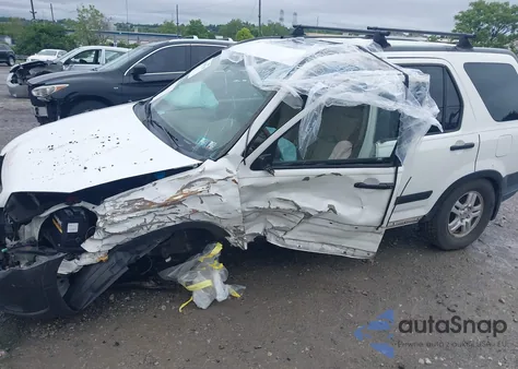 2002 Honda Cr-V Ex из США, поврежденный, VIN JHLRD78852C025995